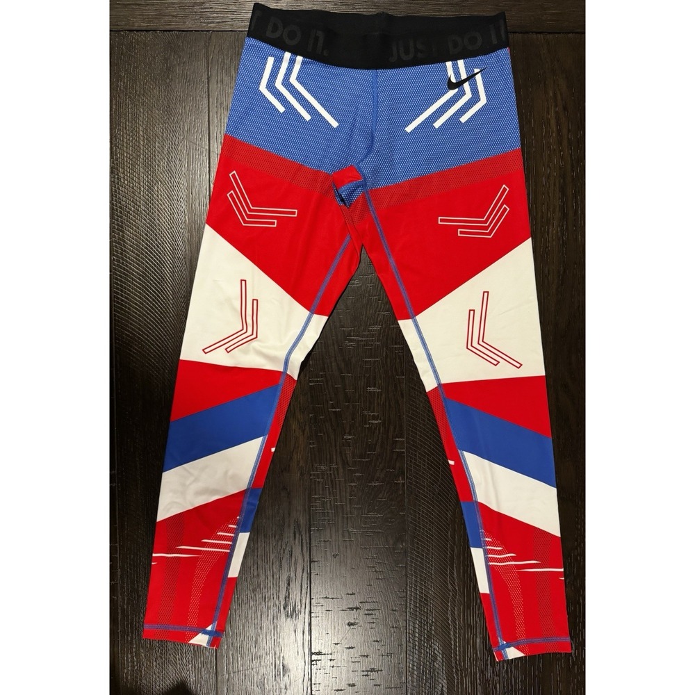 RARE Nike Pro Tight of The Moment USA Leggings Federation 2014 World Cup M